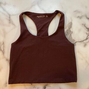 Abercrombie Soft AF Collection burgundy tank top - XS